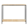 CONSOLE MADERIA Naturel+Noir 100X35H80cm