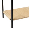 CONSOLE MADERIA Naturel+Noir 100X35H80cm