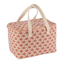 Sac isotherme palmier terracotta