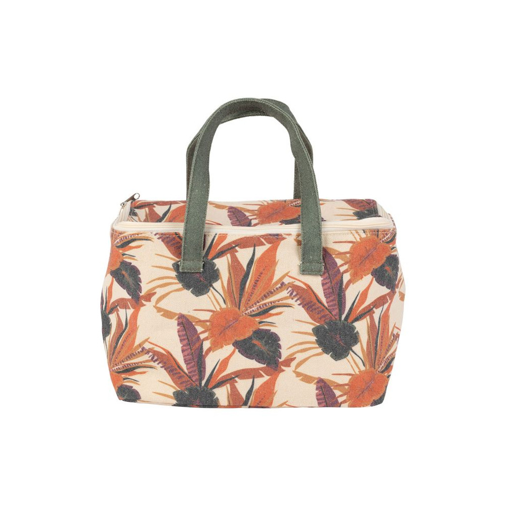 SAC ISOTHERME TULUM 24X16CM IMPRIMÉ FEUI