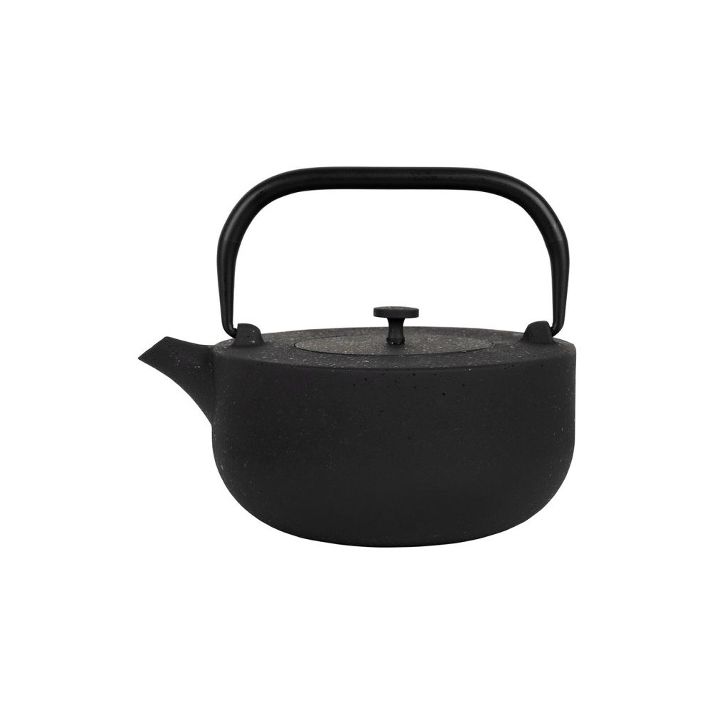 Théière en fonte Arty noir 1 litre avec filtre
