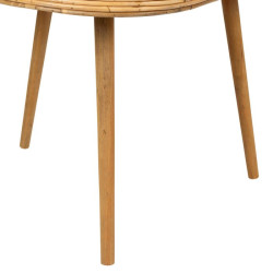 Set de table Tamba en rotin x2 84x68cm + 71x59cm