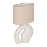 LAMPE "ARTY ORGANIC" ECRU 23X13XH40CM