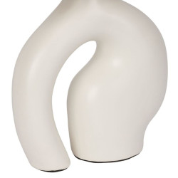 LAMPE "ARTY ORGANIC" ECRU 23X13XH40CM