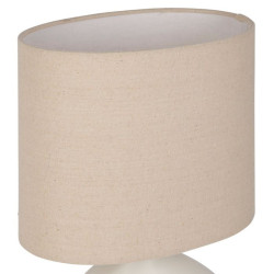 LAMPE "ARTY ORGANIC" ECRU 23X13XH40CM