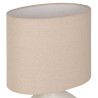 LAMPE "ARTY ORGANIC" ECRU 23X13XH40CM LAMPE "ARTY ORGANIC" ECRU 23X13XH40CM