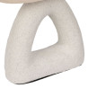 LAMPE "ARTY ORGANIC " BLANC+ECRU 23X13XH LAMPE "ARTY ORGANIC " BLANC+ECRU 23X13XH