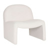 Fauteuil minimal écru 71X69H72cm