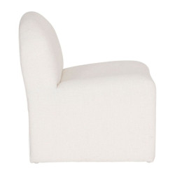 FAUTEUIL MINIMAL ECRU 71X69H72cm