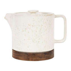 THEIÈRE NORDIKA BLANC 70CL MATE + FILTRE