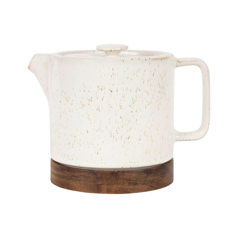 THEIÈRE NORDIKA BLANC 70CL MATE + FILTRE