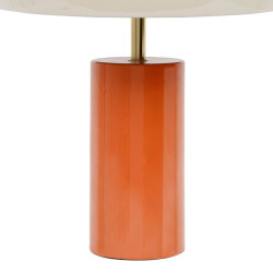 LAMPE "ARTY ORANGE+ECRU" D30XH40CM metal
