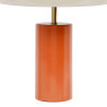 LAMPE "ARTY ORANGE+ECRU" D30XH40CM metal