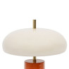 LAMPE "ARTY ORANGE+ECRU" D30XH40CM metal