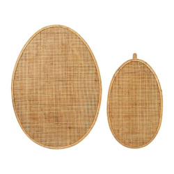 SET DE TABLE BASSE X2 "TAMBA" H44/40CM R