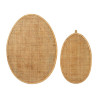 SET DE TABLE BASSE X2 "TAMBA" H44/40CM R