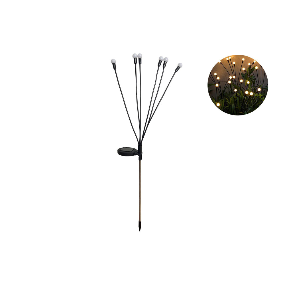 Bouquet effet luciole 6 branches LED 13x Bouquet effet luciole 6 branches LED 13x