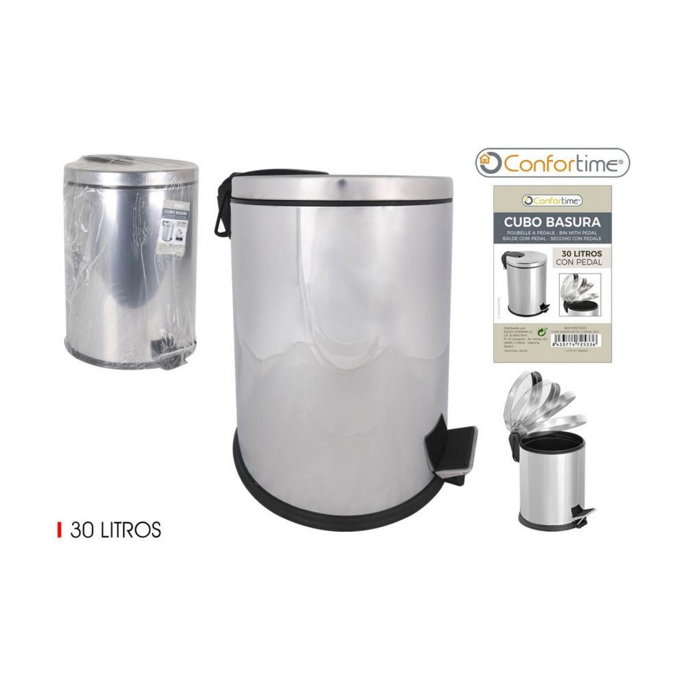 POUBELLE A PEDALE 30LT CONFORTIME