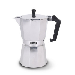 CAFETIERE ITALIENNE 6 TASSES INDUCTION