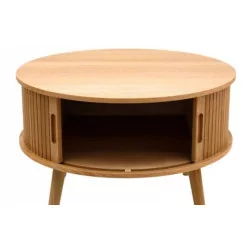 TABLE BASSE "LOU" 60X40CM 2 portes