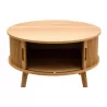TABLE BASSE "LOU" 60X40CM 2 portes