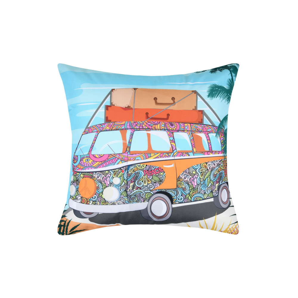 COUSSIN VOYAGE EN BUS OUTDOOR 45X45 CM