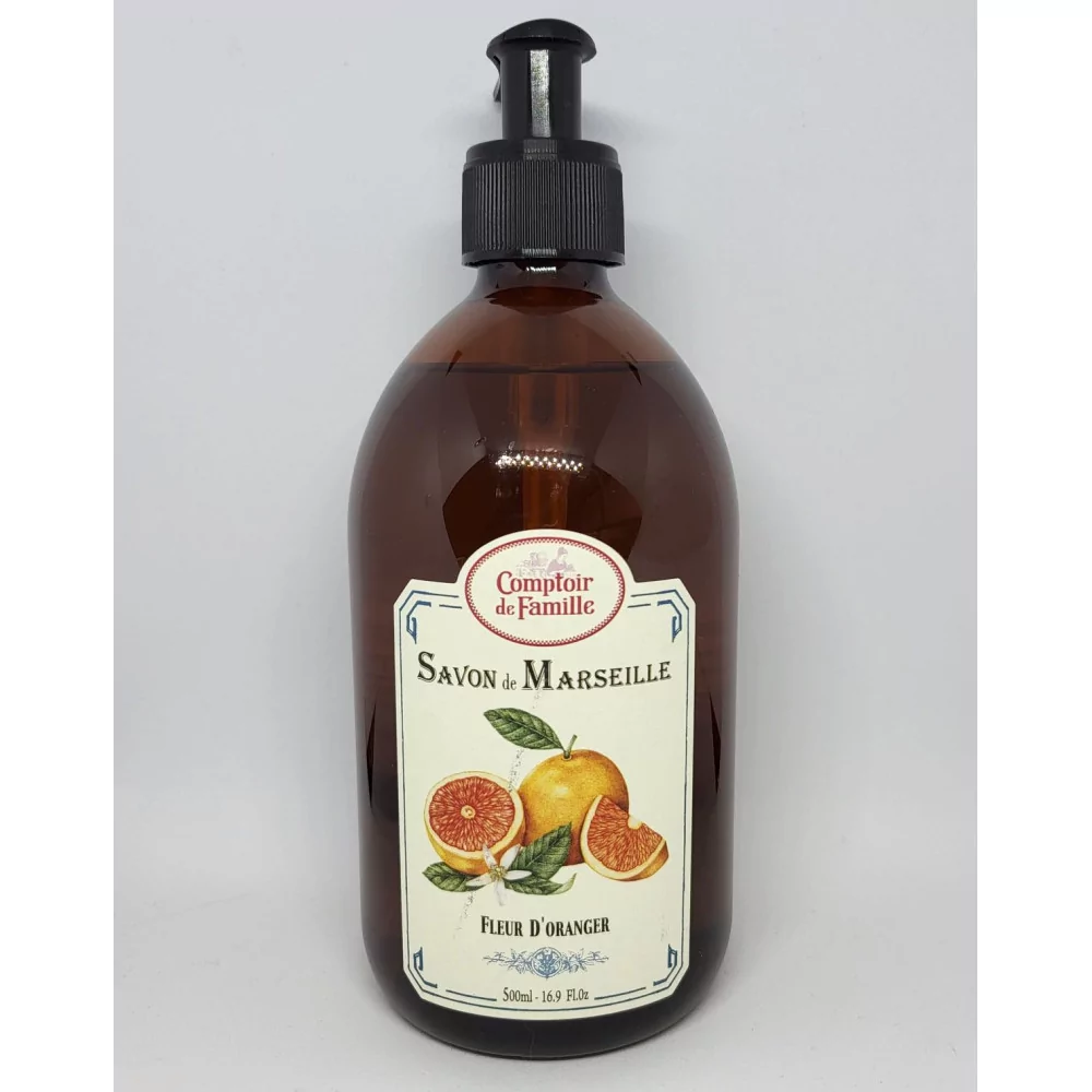 Savon liquide fleur d'oranger 500ml Savon liquide fleur d'oranger 500ml