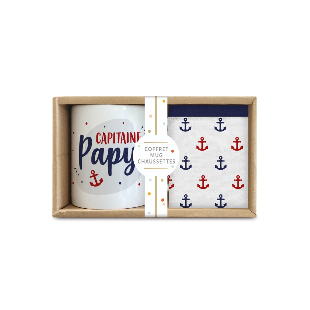 COFFRET MUG CHAUSSETTES "CAPITAI