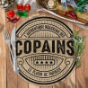 SET DE TABLE ROND COPAINS