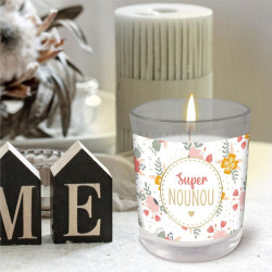 BOUGIE VERRE "NOUNOU"