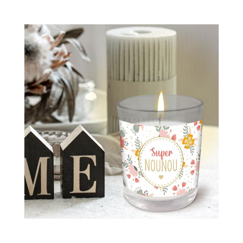 BOUGIE VERRE "NOUNOU"