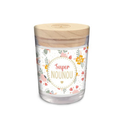BOUGIE VERRE "NOUNOU"