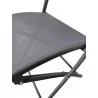 Chaise anthracite Divine pliante en acier Chaise anthracite Divine pliante en acier