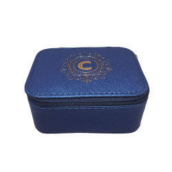 Boîte à bijoux bleue C