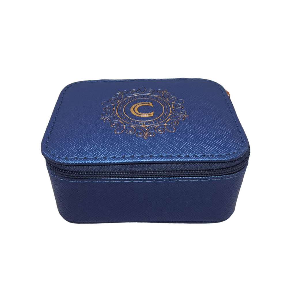 Boîte à bijoux bleue C