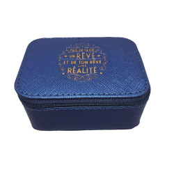 Boîte à bijoux bleue Rêve