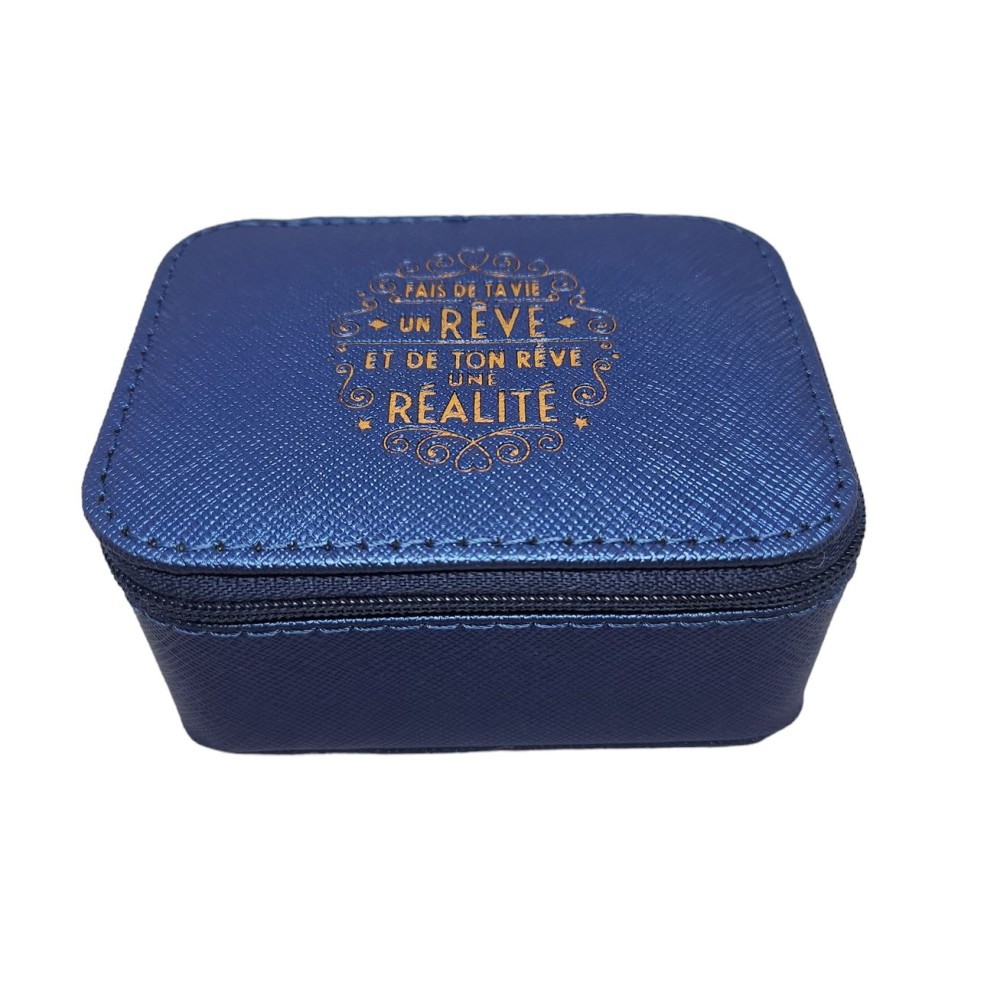Boîte à bijoux bleue Rêve