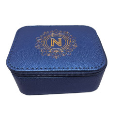 Boîte à bijoux bleue N