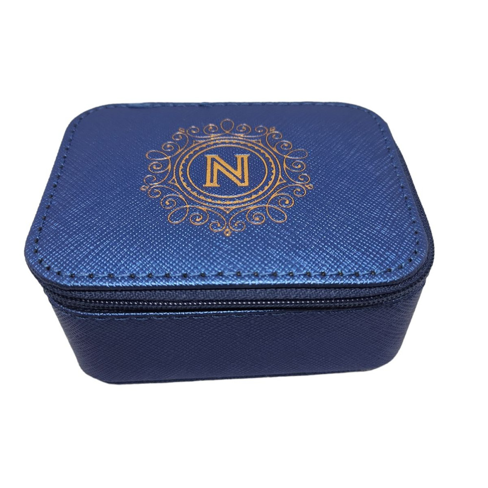 Boîte à bijoux bleue N
