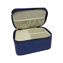 Boîte à bijoux bleue Possible