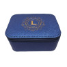 Boîte à bijoux bleue L