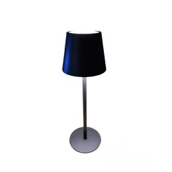 Svart LED touch lampa H36cm