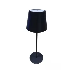 Svart LED touch lampa H36cm