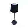 Black LED touch lamp H36cm