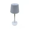 Vit och grå LED touch lampa H36cm