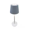 Lampe Led tactile blanche et grise H36cm Lampe Led tactile blanche et grise H36cm