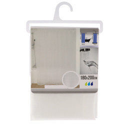 RIDEAU DE DOUCHE TRANSPARENT LASER EVA