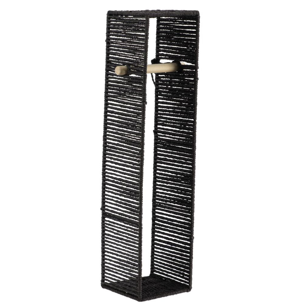 DEROULEUR+RESERVE PAPIER WC NOIR EN PAPI
