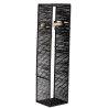 DEROULEUR+RESERVE PAPIER WC NOIR EN PAPI