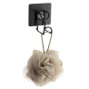 CROCHET METAL NOIR MAT PEINT + ADHESIF 3